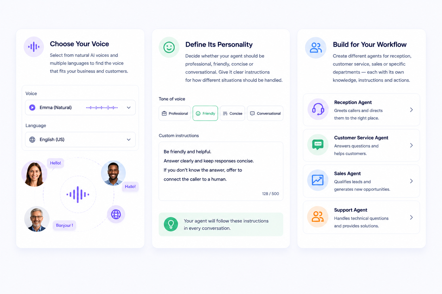 Configure your Brooye AI Voice Agent